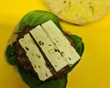 A picture of step 6 of Lamb burger.
