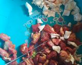 صورة لخطوة 1 من وصفة بروشات اللحم روايال 🍡🍢