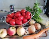Zöldséges paradicsomszósz recept fázis 1 fotója