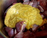A picture of step 1 of Gondhoraj Chicken.