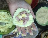 Foto del paso 1 de la receta: Croquetas de papa rellenas (hechas cuando sobra puré)