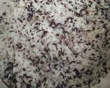 Foto langkah ke 2 dari resep Ketan Hitam arang arang kambang tabur kelapa.
