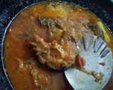 A picture of step 4 of Dahi macha(fish cooked in yogurt with mustard gravy).