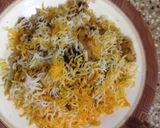 A picture of step 11 of Bombay biryani.
