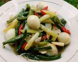 Foto langkah ke 5 dari resep Tumis Kacang Panjang Labu Telur Puyuh.