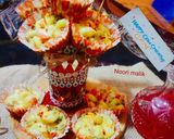 A picture of step 4 of CHIKEN_mCroni_CHEESE_Muffins_bites.