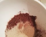 A picture of step 1 of Dalgona mocha.
