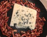 Foto del paso 3 de la receta Espaguetis al roquefort con bacon