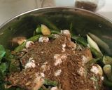 A picture of step 2 of Green chilli chutney.