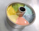 彩虹戚風蛋糕~全天然色彩的食譜步驟12照片