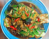 Hình bước làm 2 của món Cá hấp xì dầu