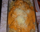 Foto del paso 4 de la receta: Espaguetis con pollo y champiñones