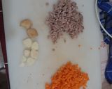 Foto langkah ke 2 dari resep Bubur Daging Sapi 15 menit.