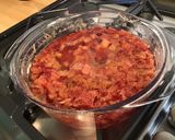 Une image de l'étape 8 de Compote de rhubarbe et pêches de vigne à la vanille.