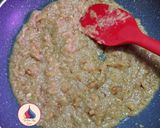 A picture of step 3 of Walnut Halwa.