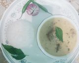 A picture of step 7 of Punjabi Kadhi Pakora with Rice.