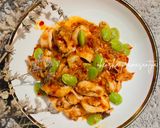 Foto langkah ke 6 dari resep Oseng Sambal Cumi Pete.