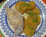 Foto del paso 3 de la receta: Falsos solomillos de cerdo con salsa de romero y limón y batatas saborizadas