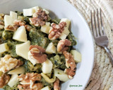 Foto del paso 4 de la receta: Pasta Halloween con pesto, queso Arzúa-Ulloa y nueces