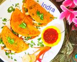 स्टफ्ड मूंग दाल चीला (Stuffed moong dal cheela recipe in hindi) रेसिपी चरण 7 फोटो
