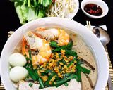 A picture of step 3 of Hu Tieu Nam Vang (Phnom Penh Noodle Soup).