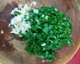 Hình bước làm 1 của món Chả giò
