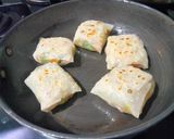 A picture of step 4 of Paneer tikka rice pockets.