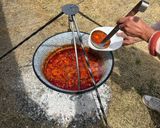 A LECSÓ (bográcsban) recept fázis 9 fotója