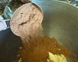 A picture of step 2 of Gluten Free~ Almond and Cocoa Truffles covered in Vanilla or Milk Chocolate.