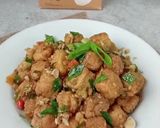 Foto langkah ke 7 dari resep Salted Egg Tofu Gluten-free.