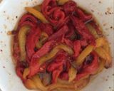 Une image de l'étape 8 de Salade de poivrons.