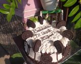 Foto langkah ke 11 dari resep Kue Ulang Tahun Blackforest 4 Telur.