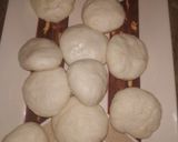 A picture of step 4 of Aloo kachori.