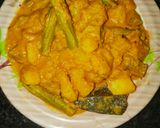 A picture of step 4 of Drumstick Posto Aloo.