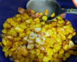 A picture of step 5 of Sweetcorn Bhel.