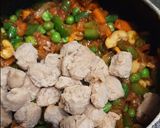 A picture of step 3 of Veg biryani.