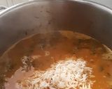 A picture of step 6 of Shrimp biryani.