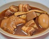 รูปขั้นตอนการทำที่ 6 ของ พะโล้หมูสามชั้นใส่ฟองเต้าหู้