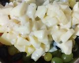 A picture of step 6 of Russian Salad.