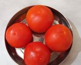 स्टफ्ड टोमेटो विद क्रंची वालनट (stuffed tomato with crunchy walnut recipe in Hindi) रेसिपी चरण 1 फोटो