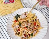 A picture of step 6 of Easy and Delicious Stir-Fried Bamboo Shoots with Basil (Pad Krapow Nor Mai).