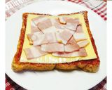 รูปขั้นตอนการทำที่ 4 ของ 🍕 พิซซ่าชีสเบคอน (Air Fryer Bacon Cheese Pizza) 🧀🥓