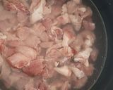 Foto del paso 4 de la receta: Carne de puerco con nopales en salsa de chile mora