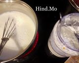 A picture of step 2 of Chocolate Cake Muhallabia (Milk Pudding).