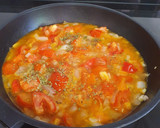 Foto del paso 2 de la receta: Espaguetis en salsa cremosa de tomate, pimientos asados y ricotta