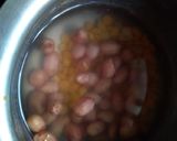 A picture of step 1 of Palaka chi pattal bhaji.