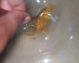 A picture of step 3 of Orange popsicle.