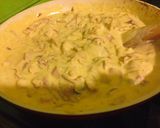 Tejszínes sonkás, csirkés penne recept fázis 3 fotója