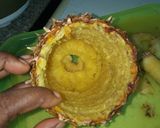 A picture of step 8 of Pineapple Peanut Milk drink.