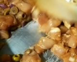 Une image de l'étape 9 de Quesadilla-crêpe au poulet  sauce Barbecue🌮🥞.